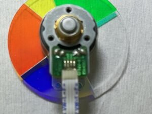 LG BS274 projector genuine beamer farbrad-back view