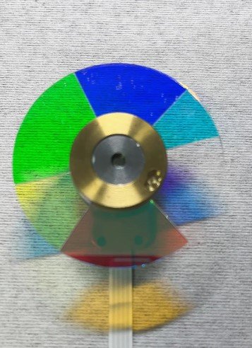 BenQ TH683 projector color wheel segments