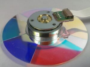 Runco RS1100 color wheel segments, motor and cable