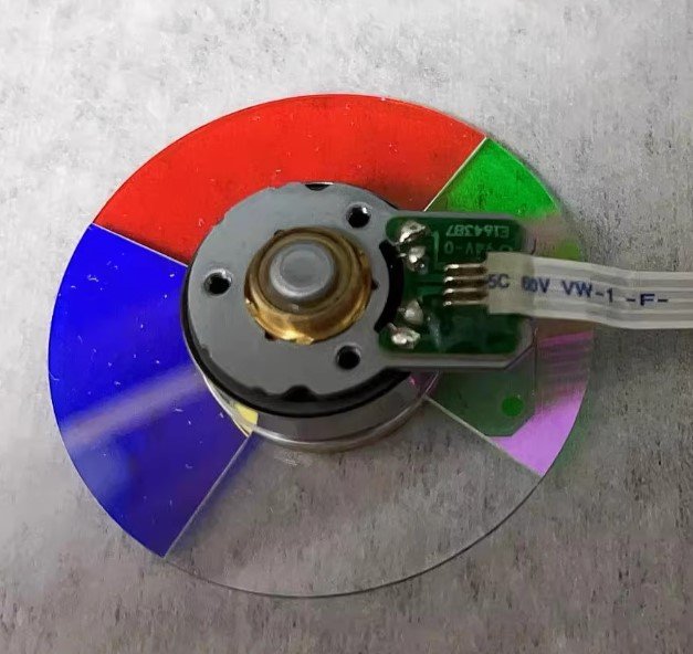 Dell 2200mp projector genuine color wheel-back view