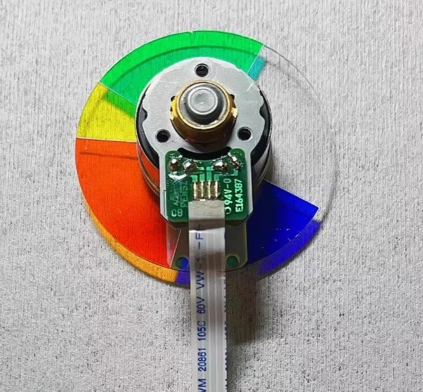 Toshiba XP2 COLOR WHEEL -BACK VIEW, 5 SEGMENTS