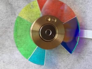 Optoma S321 projector color wheel, 6 segs, RYGCWB