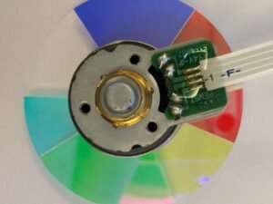 Pansonic PT-SD2600 projector GENUINE color wheel-back view