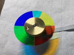 the front of Optoma HD65 color wheel, Projektor-Farbrad