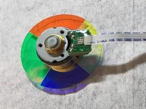 ACER H7850 projector color wheel genuine replacement part, Compatible with ACER M550 projectors-Back view