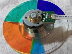Original PD F35 projector color wheel-back view