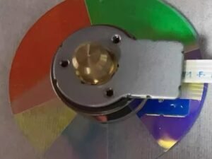 Original Viewsonic PX706HD projector color wheel-Back view, 6 segments, RGBWCY