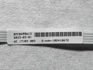 BenQ WM860 genuine color wheel label