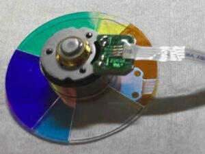 the back of the Sanyo PDG-DWL2500C projector color wheel