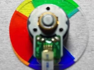 Sanyo PDG-DXL100 projector color wheel genuine replacement-Back view