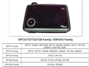 Optoma EP723 service guide, fits for EP728