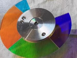PD F35 projector genuine Replacement color wheel-Front view, 6x speed, 5 sgements