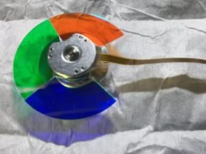 Pansonic PT-FDZ87CLK projector original color wheel-Back view