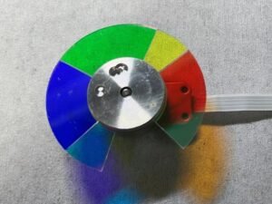 Pansonic TX-100FP1E projector genuine replacement color wheel-Front view