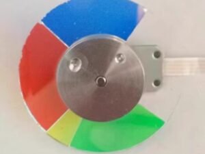 Sharp PG-D45X3D projector color wheel-Front view, 5x speed , 5 segments, RYGWB
