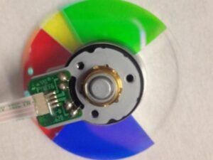 Sharp PG-D50X3D projector color wheel-Back view