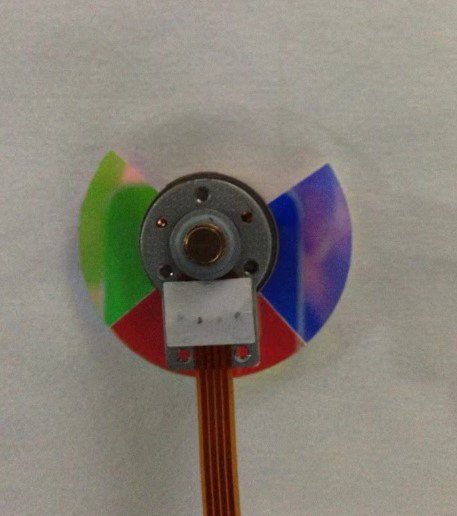 Sharp XR-H325SA projector genuine color wheel-Back view