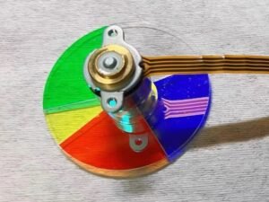 Viewsonic VS11986 projector genuine color wheel-Back view, high motor