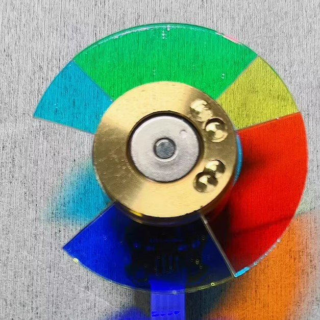 acer P1276 projector genuine color wheel. Compatible with P1273B-Front view