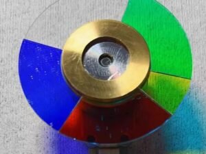 Sanyo PDG-DWL100 projector color wheel genuine replacement, Also Compatible with Sanyo DXL100-Front view