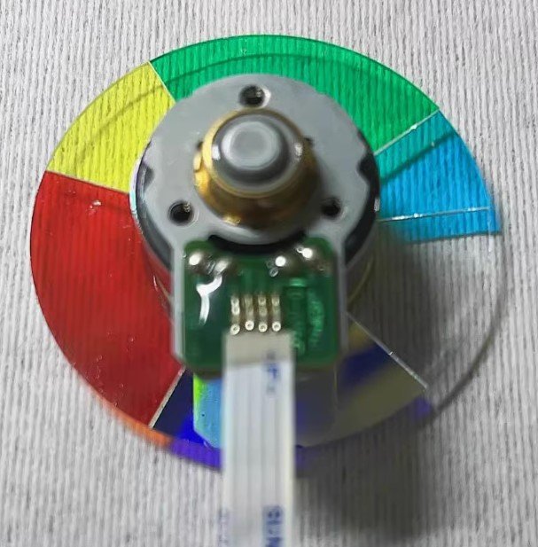 ACER X1261 projector color wheel genuine replacement part, Compatible with acer D110-Back view