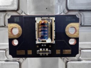 NUBB27 blue laser diode array bank-front view