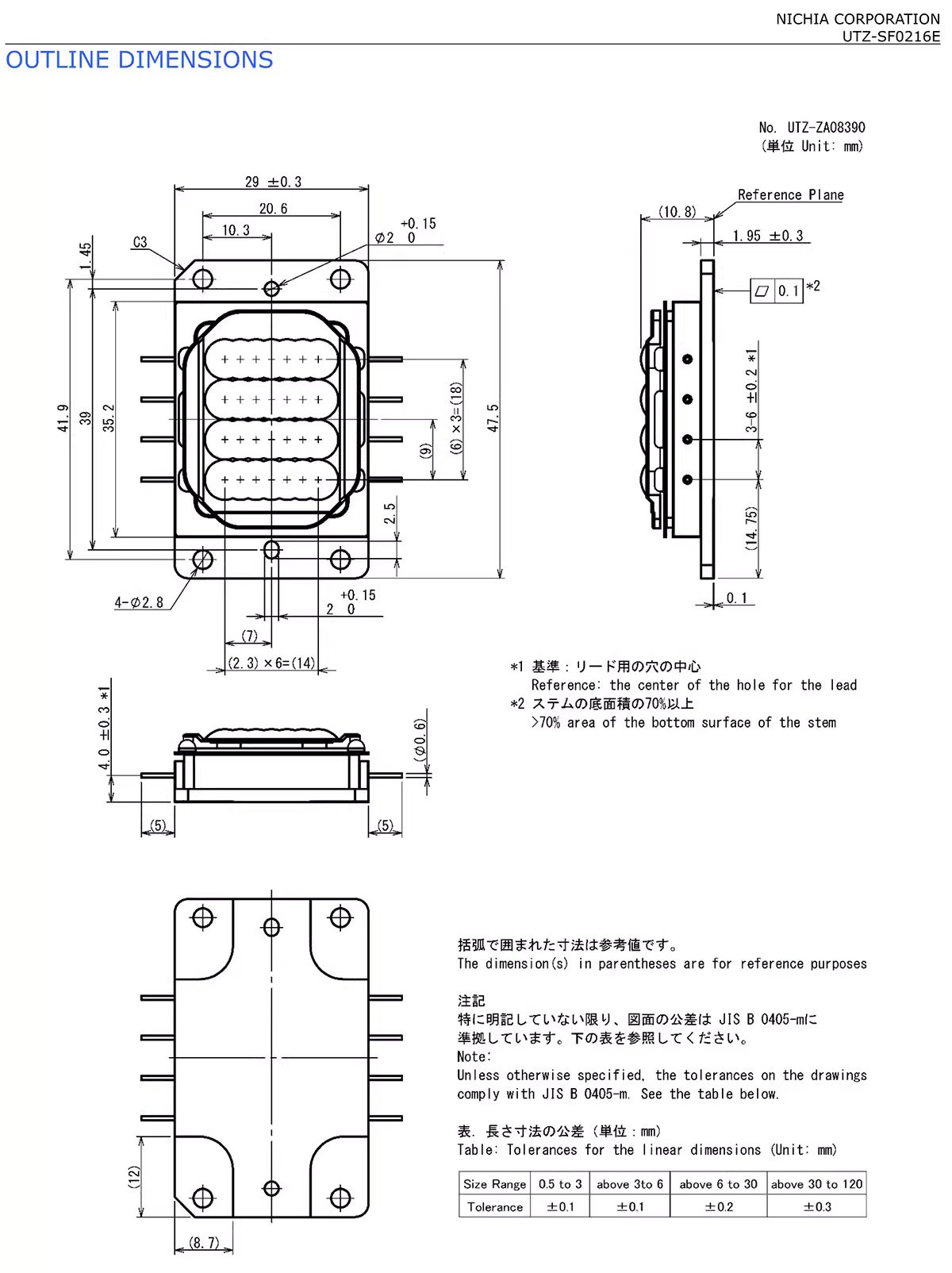 NUGM34 laser bank module datasheet preview