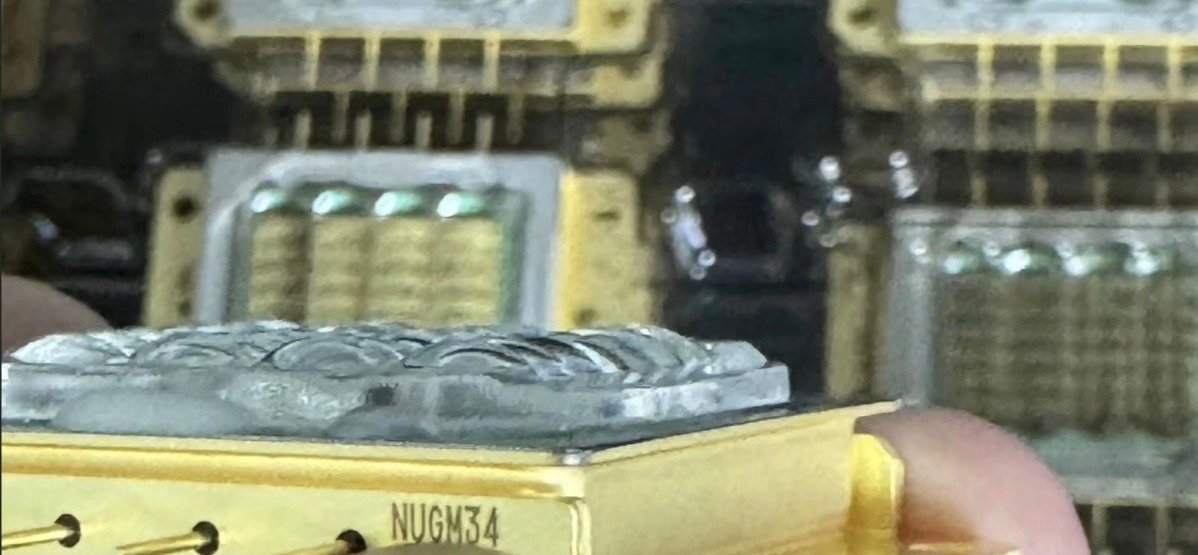 NUGM34 green laser diode array module 525nm 47W-front view