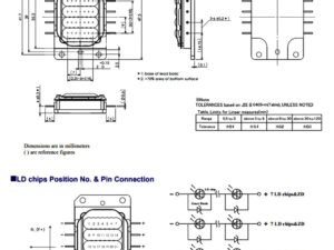 NICHIA NURM33A laser diode bank datasheet 647nm 72 W specifications