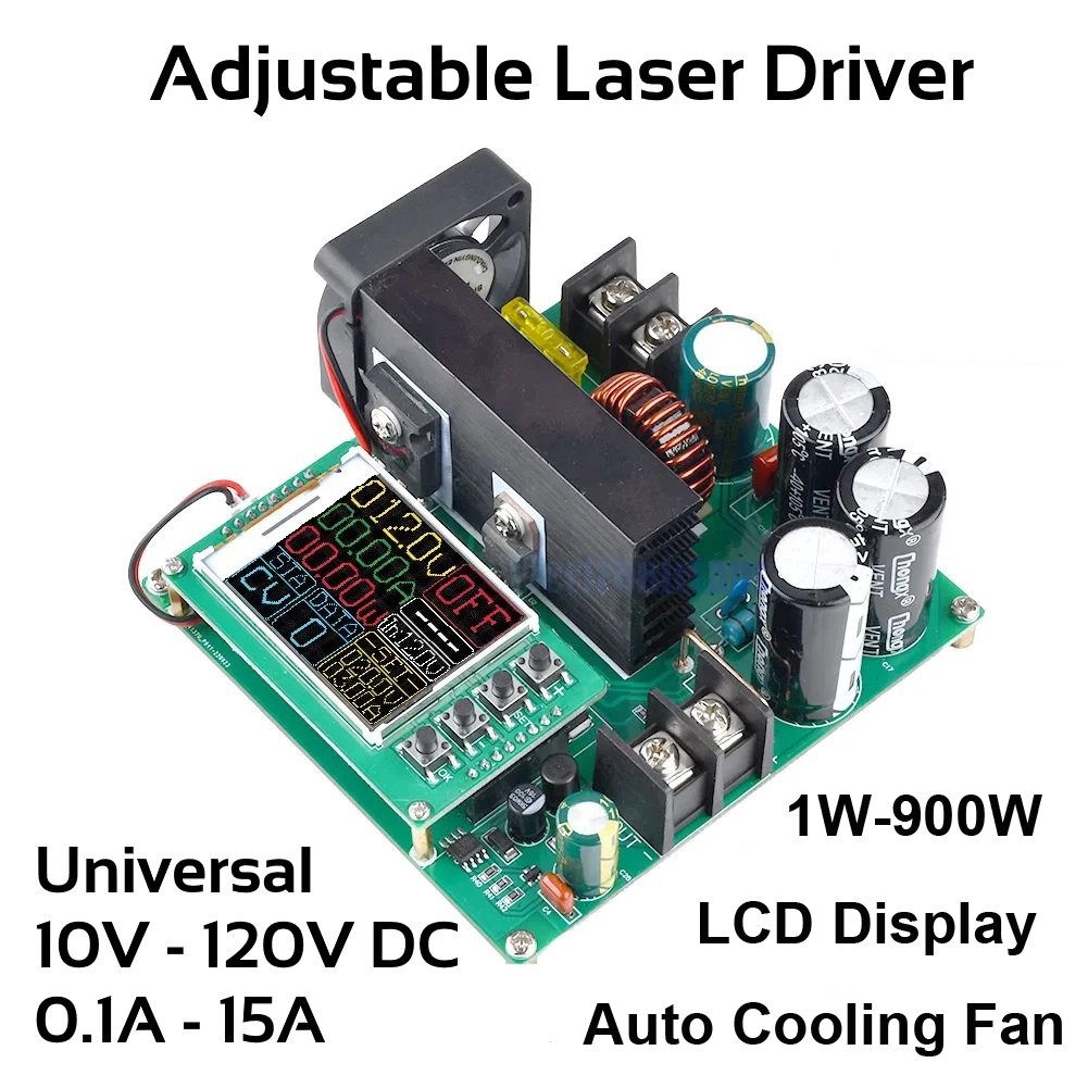 Nichia NUBM08 Laser diode driver- front view