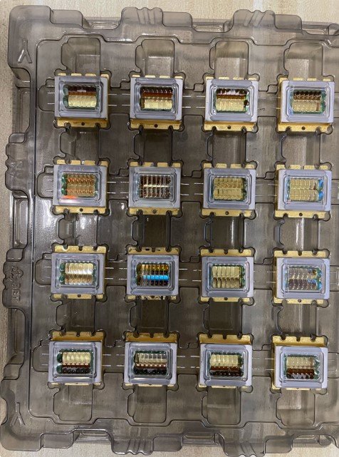 14-Chip Blue Laser Diode Array 455nm