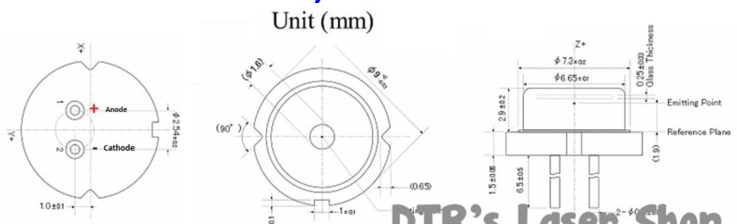 Tthe datasheet of NUBM44 laser module