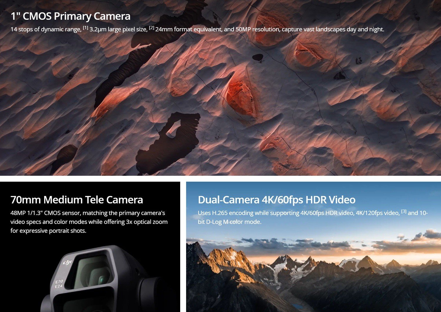 DJI Air 3S Dual-camera Drone for travel Photography - 1" CMOS Camera, 4K HDR Video, 45-Min Flight - Image 3