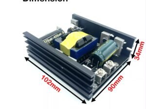 12V Boost Laser Driver Board for Nichia Blue Laser Modules Side View