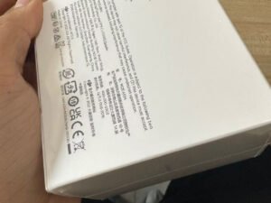 Brand new RTK Module for DJI mavic 2 Enterprise Advanced Drone – back view of packing box DJI M2EA RTK in box- back view