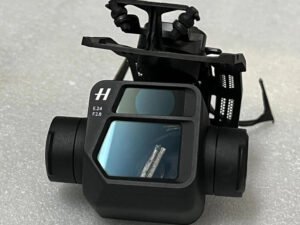 DJI Mavic 3 gimbal camera arm assembly front view, no lens