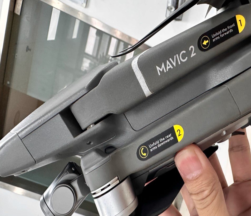 DJI Mavic 2 Zoom Drone Body Only Side View