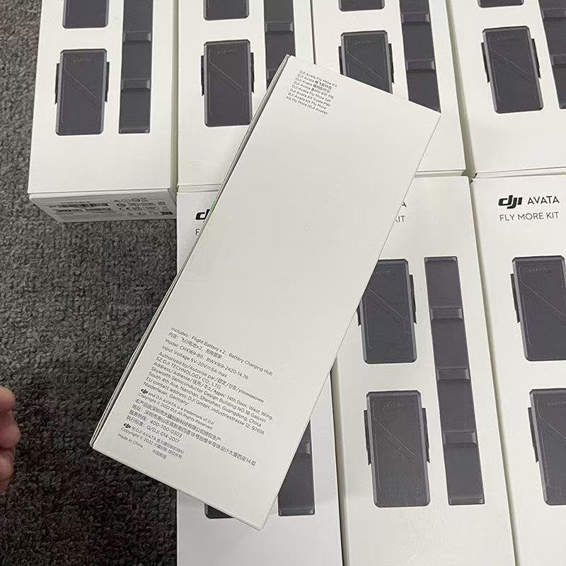 Original DJI AVATA fly more kit in retail box- back view