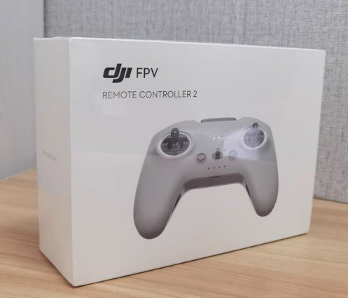 DJI FPV Remote Controller 2 front view with original box