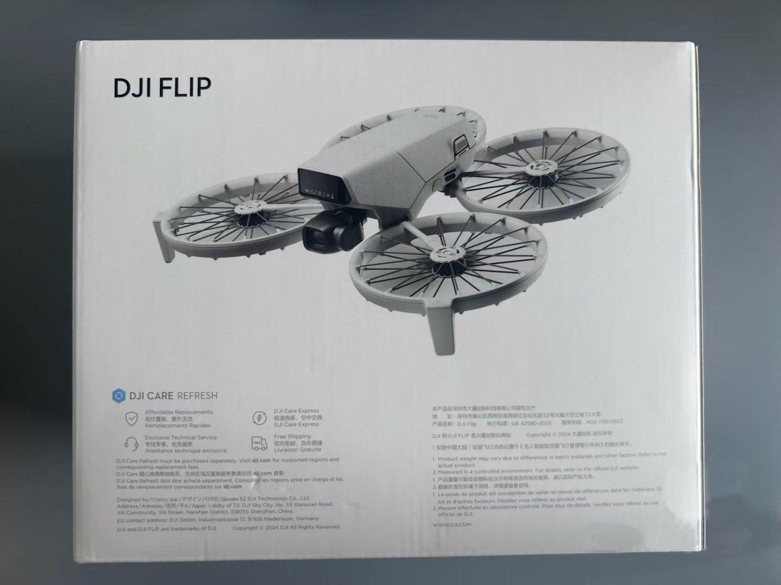 DJI Flip drone body only in box