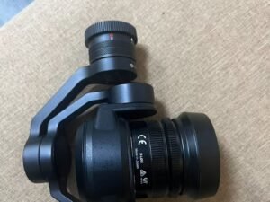 DJI x5s gimbal and original lens - side view