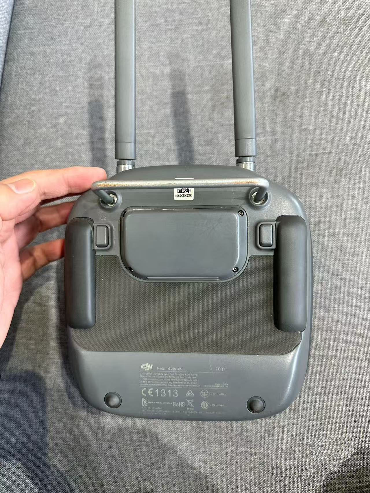 DJI Inspire 2 GL6D10A Controller Buttons and Ports Close-Up