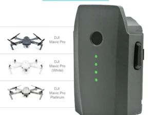 Replacement Mavic Pro Battery close-up of label and connector