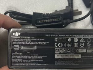 Side view of DJI Mavic Pro F1C50 Charger and US Plug Cable