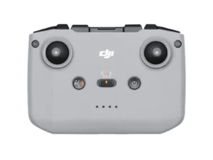 Close-up of DJI RC151 RC-N2 remote controller buttons, joysticks, and port connections
