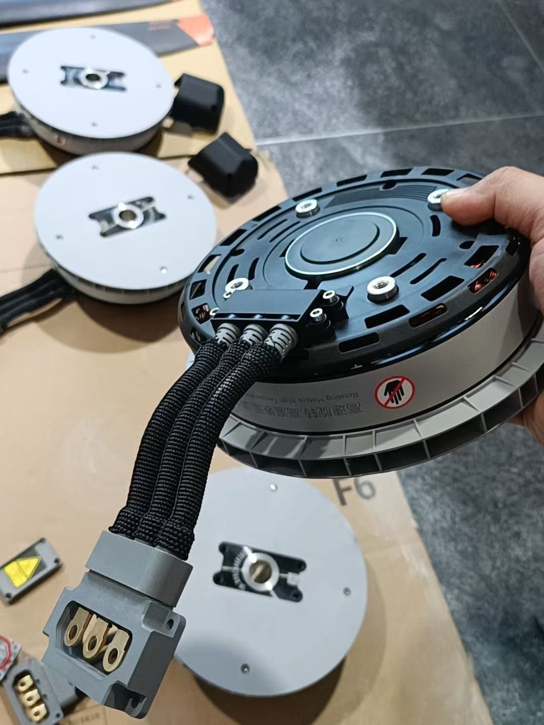 DJI Agras Motor Connector Detail