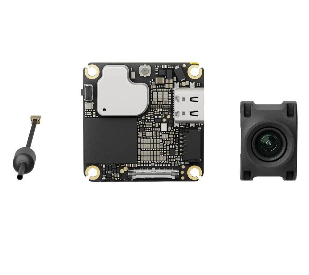 DJI O4 Air Unit Side View with Dual Antenna Design