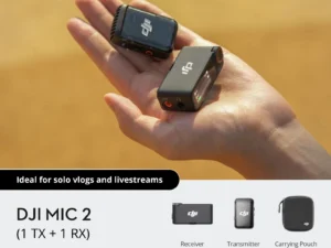 DJI Mic 2 (1 TX + 1 RX) Wireless Microphone Set